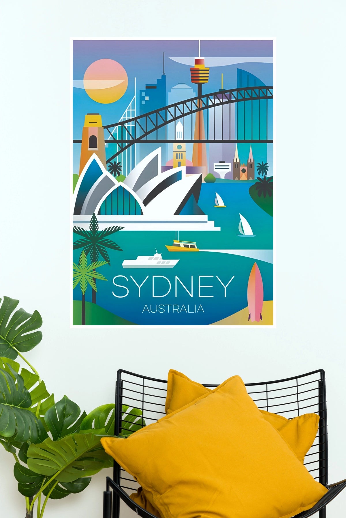 Sydney Australia Photo Vintage Travel Poster (City Posters)