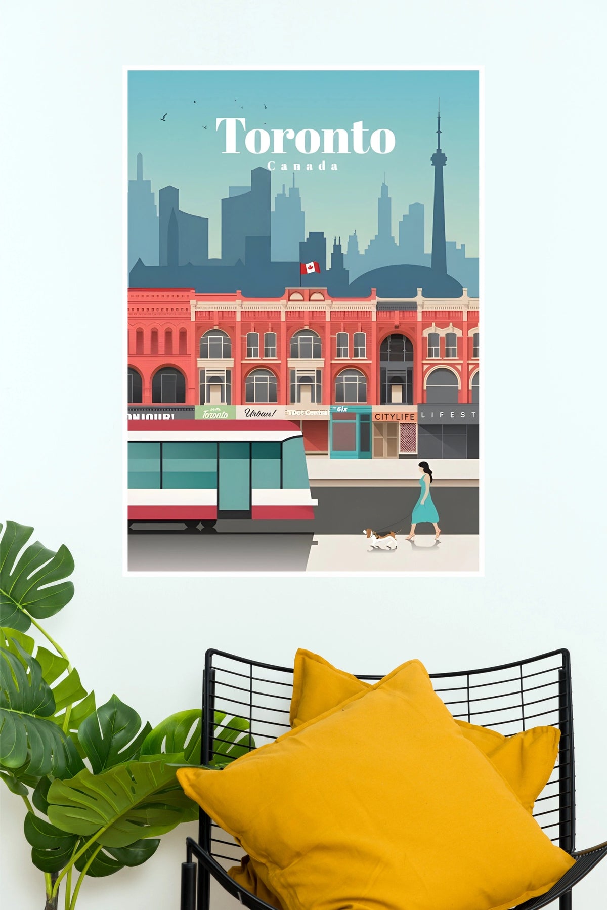 Toronto Canada Vintage Travel Poster  (City Posters)
