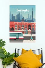 Toronto Canada Vintage Travel Poster  (City Posters)
