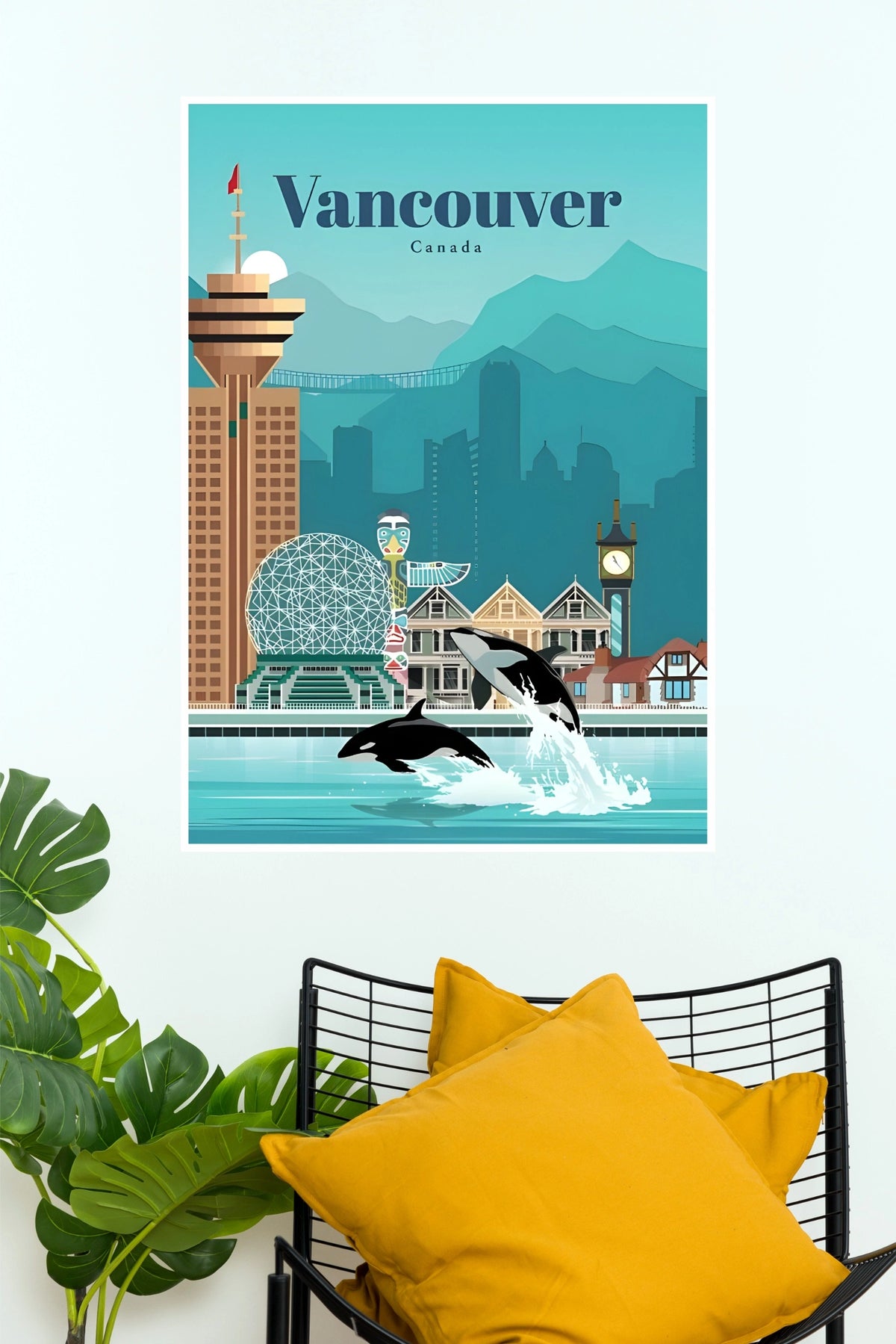 Vancouver Canada Vintage Travel Poster (City Posters)