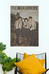 The Marauders 1971-1978 Vintage Wall Art Poster - All The Young Dudes Hogwarts Aesthetic Canvas Print (Music Posters)