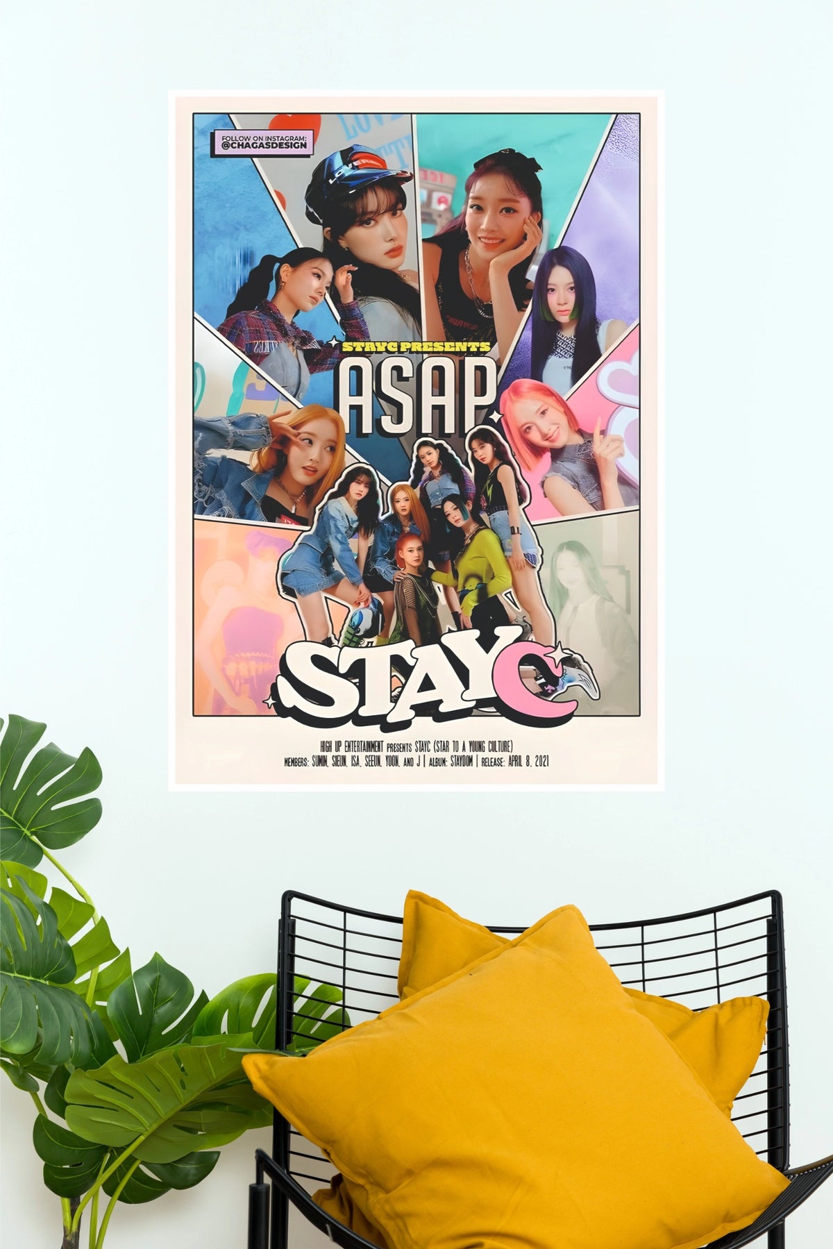 STAYC ASAP K-Pop Poster Print (Music Posters)