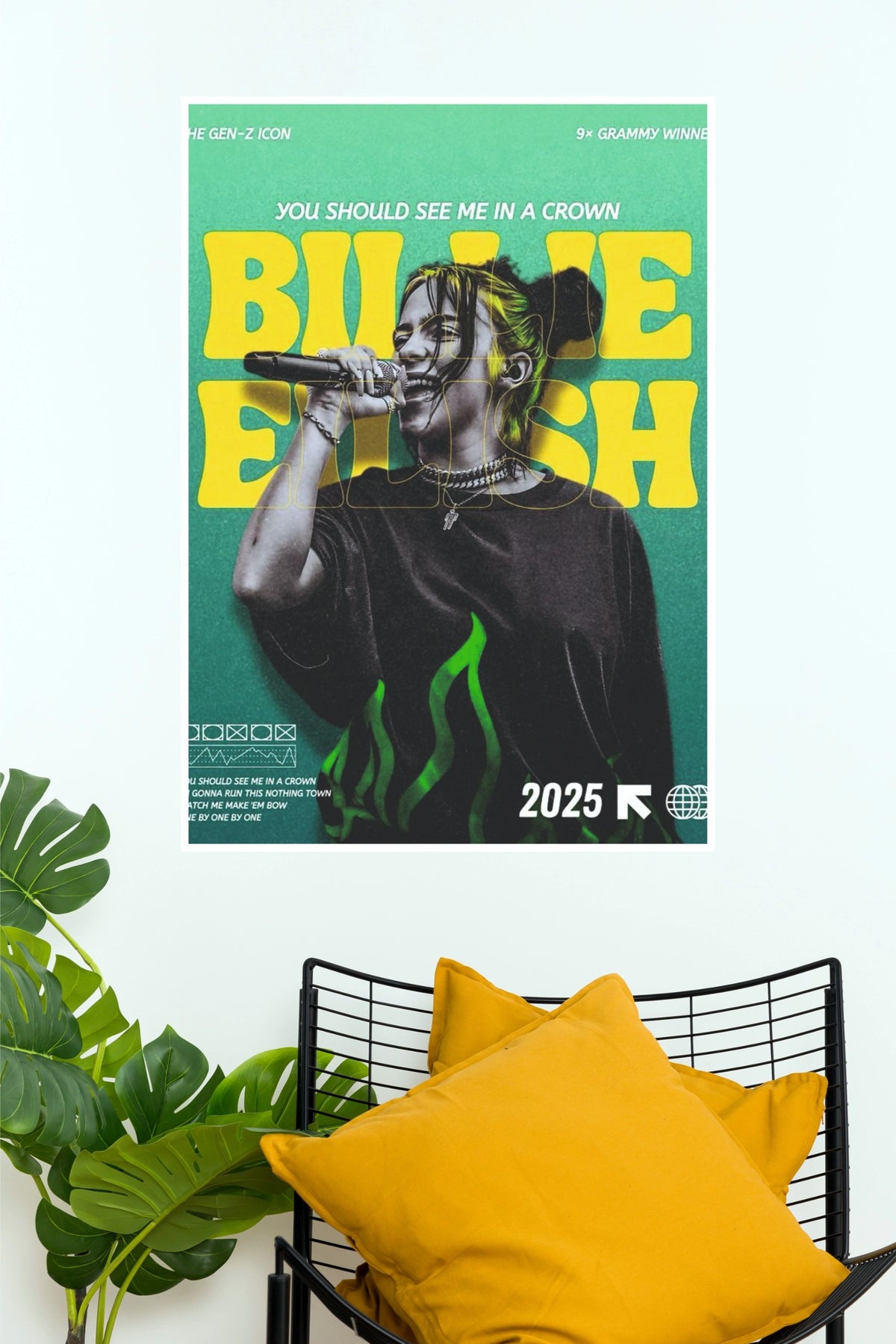 Billie Eilish You Should See Me In A Crown Poster Print (Music Posters)