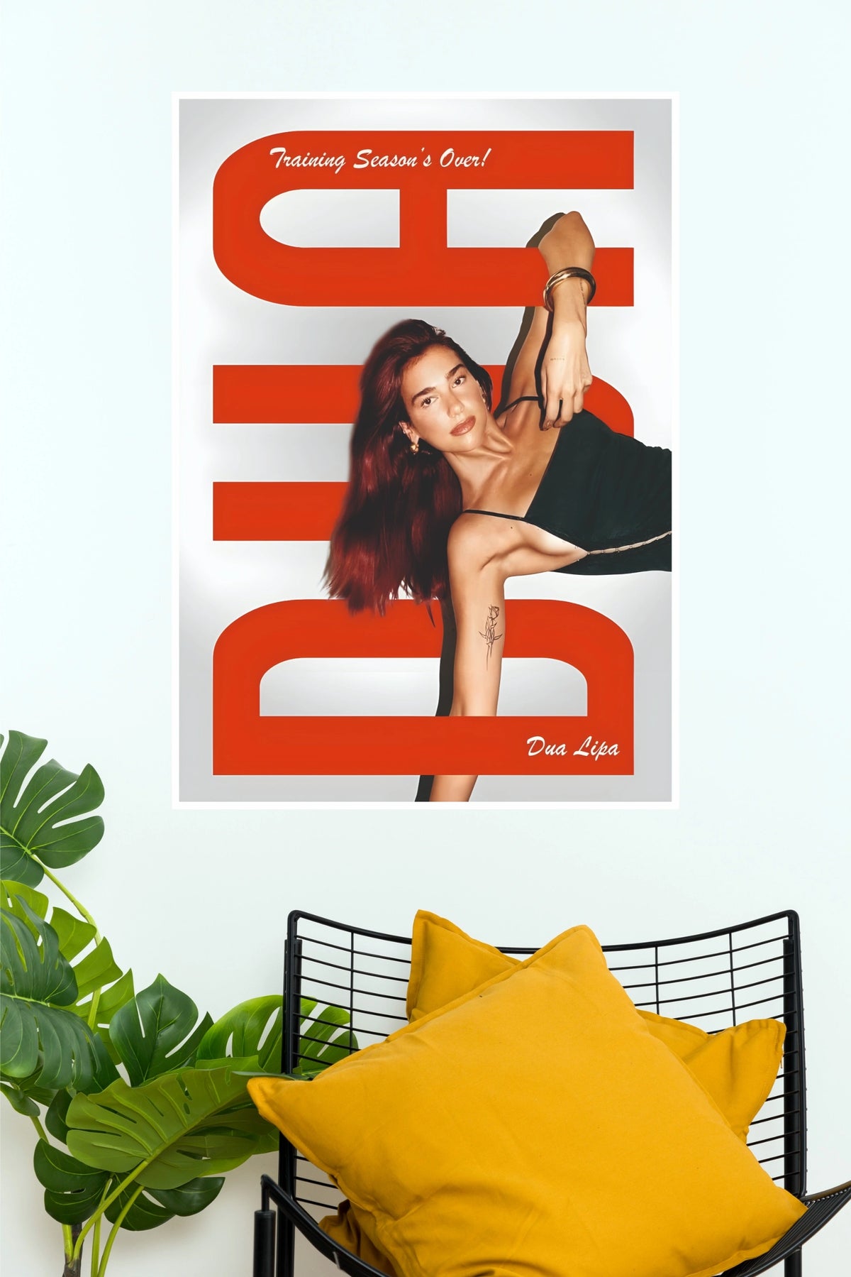 Dua Lipa Training Season Fine Art Poster (Music Posters)