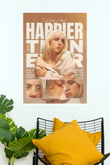 Billie Eilish Happier Than Ever Vintage Warm Aesthetic Fine Art Poster (Music Posters)