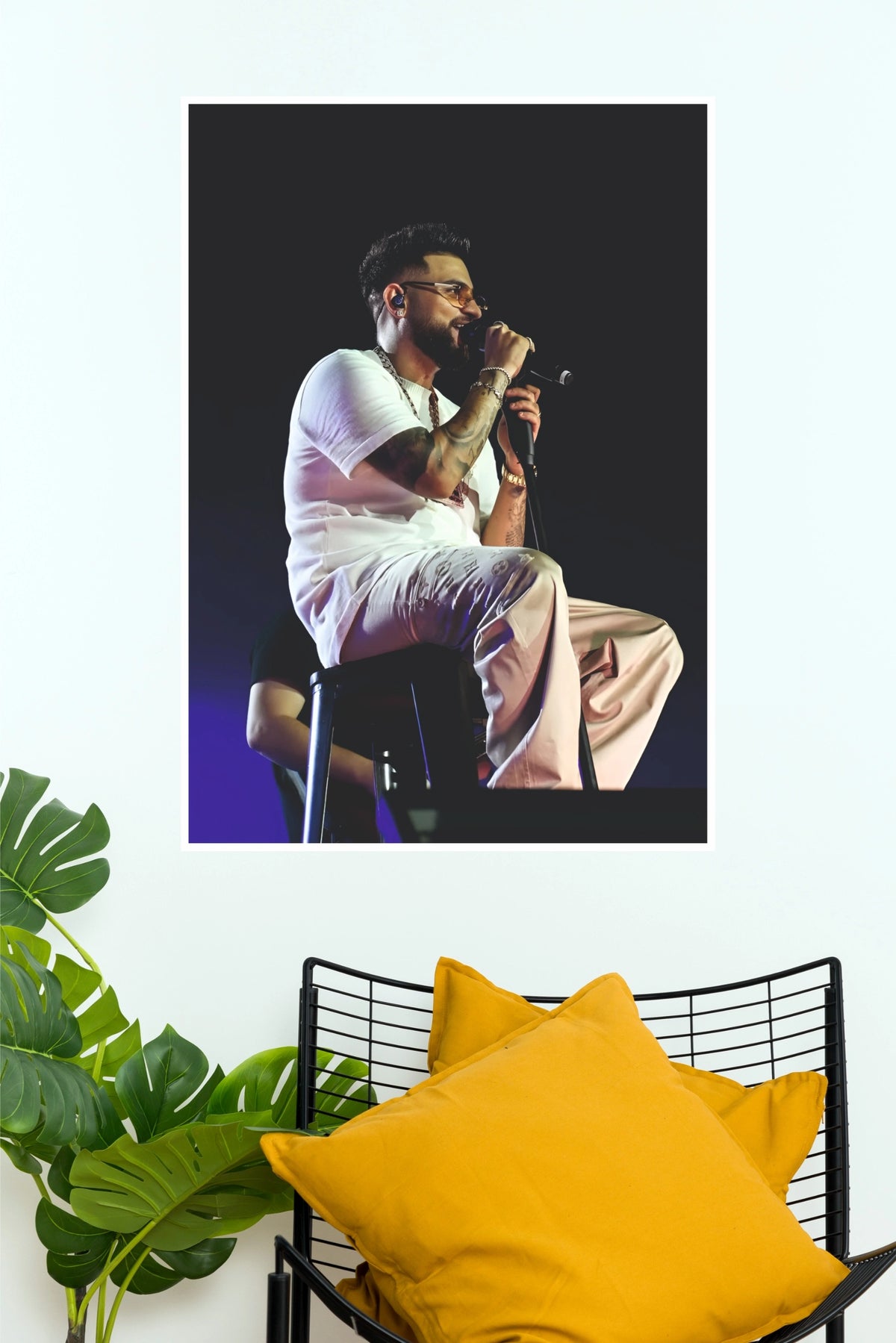 Karan Aujla Concert Music Art Poster (Music Posters)