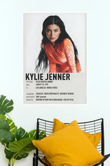 Kylie Jenner Biography Fashion Art Poster  (Music Posters)