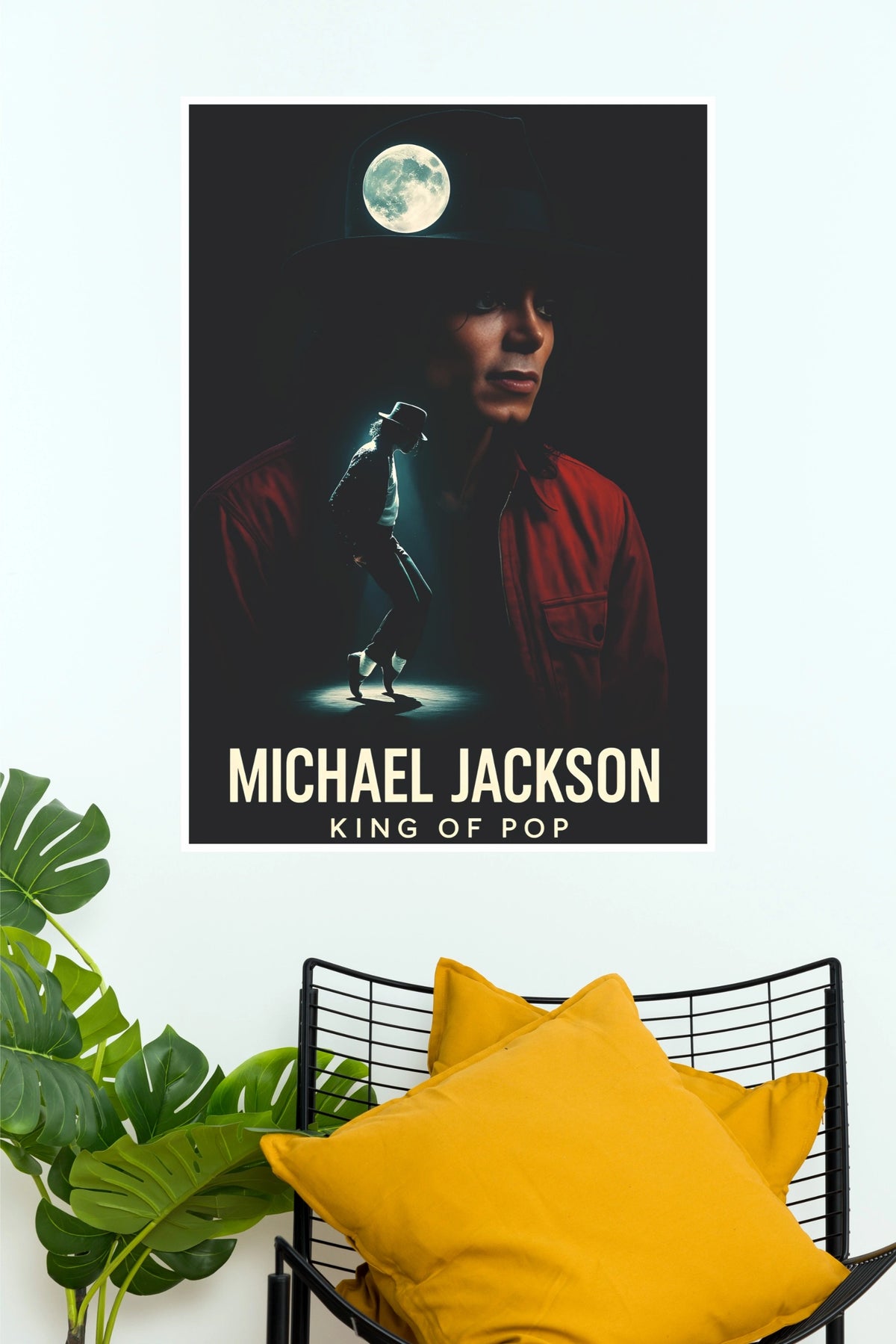 Michael Jackson King of Pop Moonwalk Art Poster  (Music Posters)