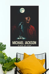Michael Jackson King of Pop Moonwalk Art Poster  (Music Posters)