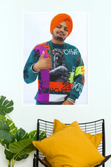Sidhu Moose Wala Portrait Music Art Poster (Music Posters)