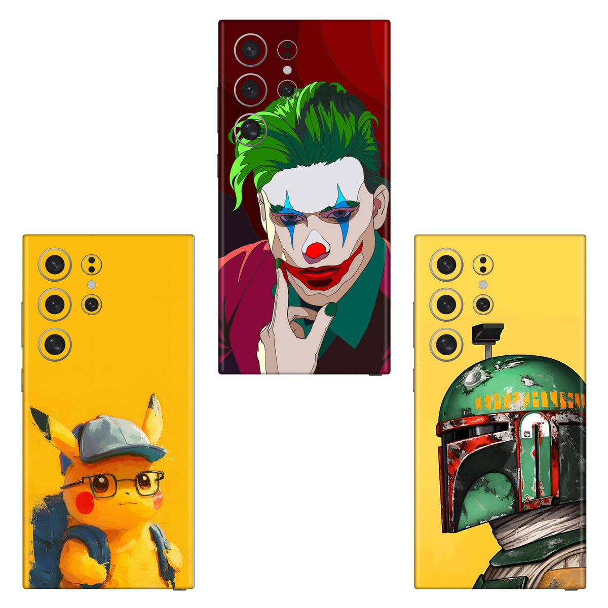 Combo 352 Mobile Skin Pack Of 3 Combo