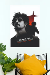 Hanumankind Run It Up Rap Art Poster  (Music Posters)