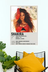 Shakira Biographical Magazine Style Art Poster (Music Posters)