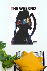 The Weeknd Silhouette Torn Photo Collage Music Poster (Music Posters)