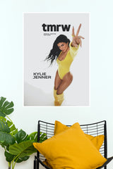 Kylie Jenner Tmrw Magazine Cover Yellow Outfit Music Poster (Music Posters)