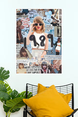 Taylor Swift 1989 Album Era Collage Music Poster (Music Posters)