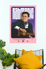 A.R. Rahman Rahmagic Music Player Vector Art Poster (Music Posters)