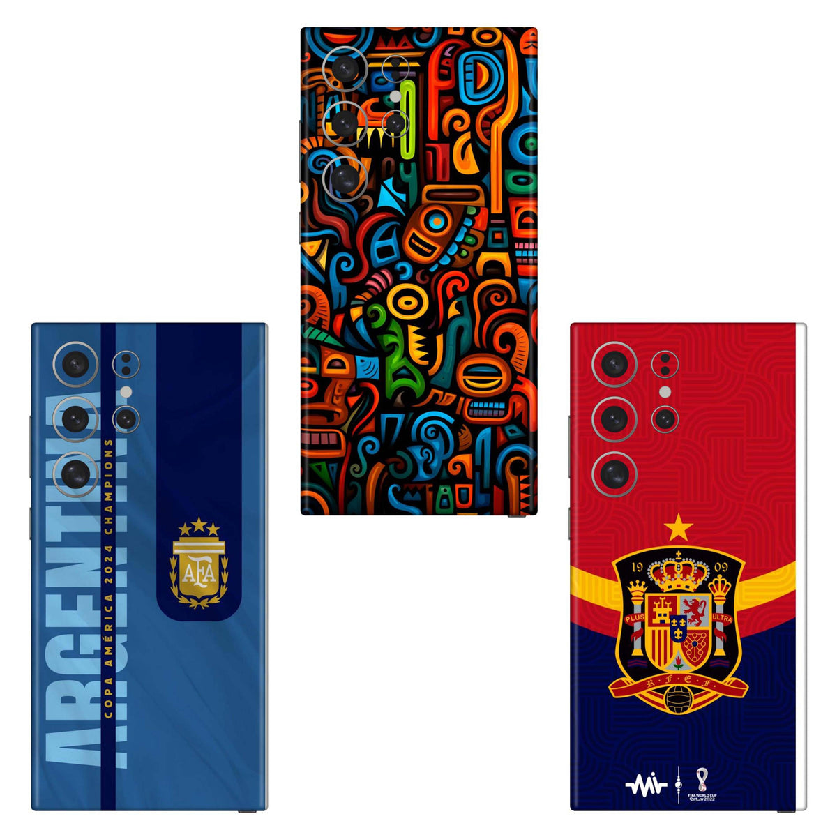 Combo 357 Mobile Skin Pack Of 3 Combo