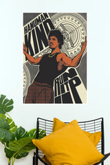 Hanumankind Run It Up Retro Graphic Music Poster (Music Posters)