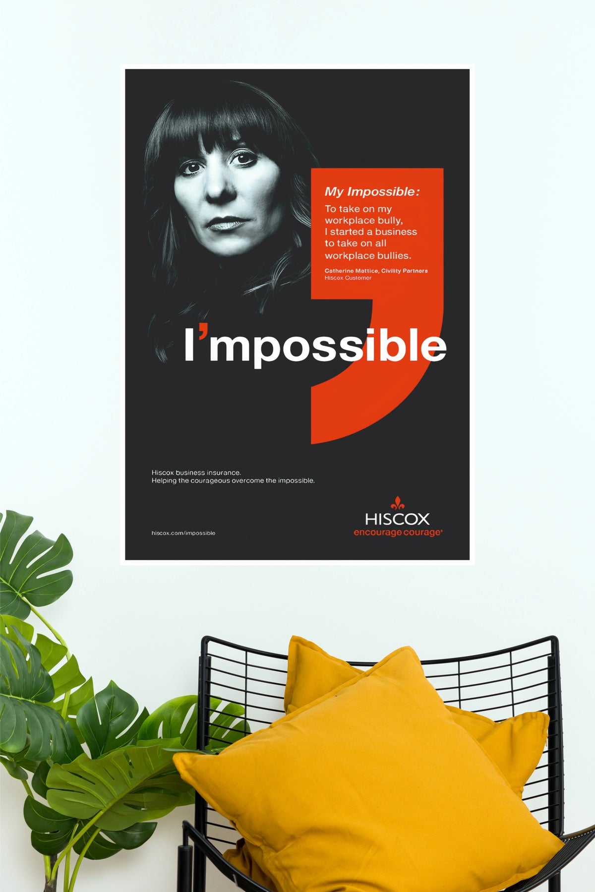 Hiscox I'm Possible Inspirational Business Art Poster (Powerful Men Posters)