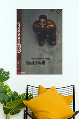 Michael B. Jordan I Will Motivational Art Poster (Powerful Men Posters)