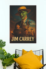 Jim Carrey Iconic Comedy Movie Art Poster (Powerful Men Posters)