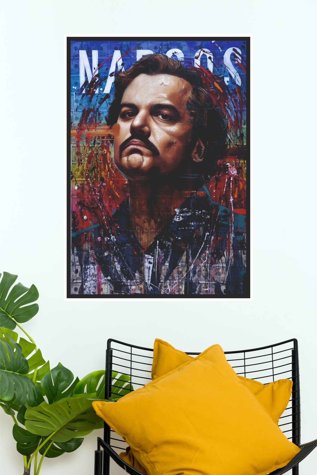 Narcos Pablo Escobar Art Poster    (Powerful Men Posters)