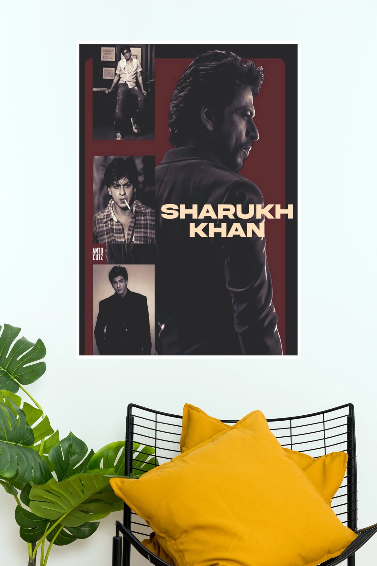Shah Rukh Khan Collage Art Poster  (Powerful Men Posters)