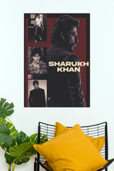 Shah Rukh Khan Collage Art Poster  (Powerful Men Posters)
