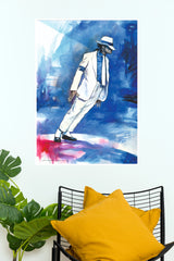Michael Jackson Smooth Criminal Anti-Gravity Art Poster  (Powerful Men Posters)