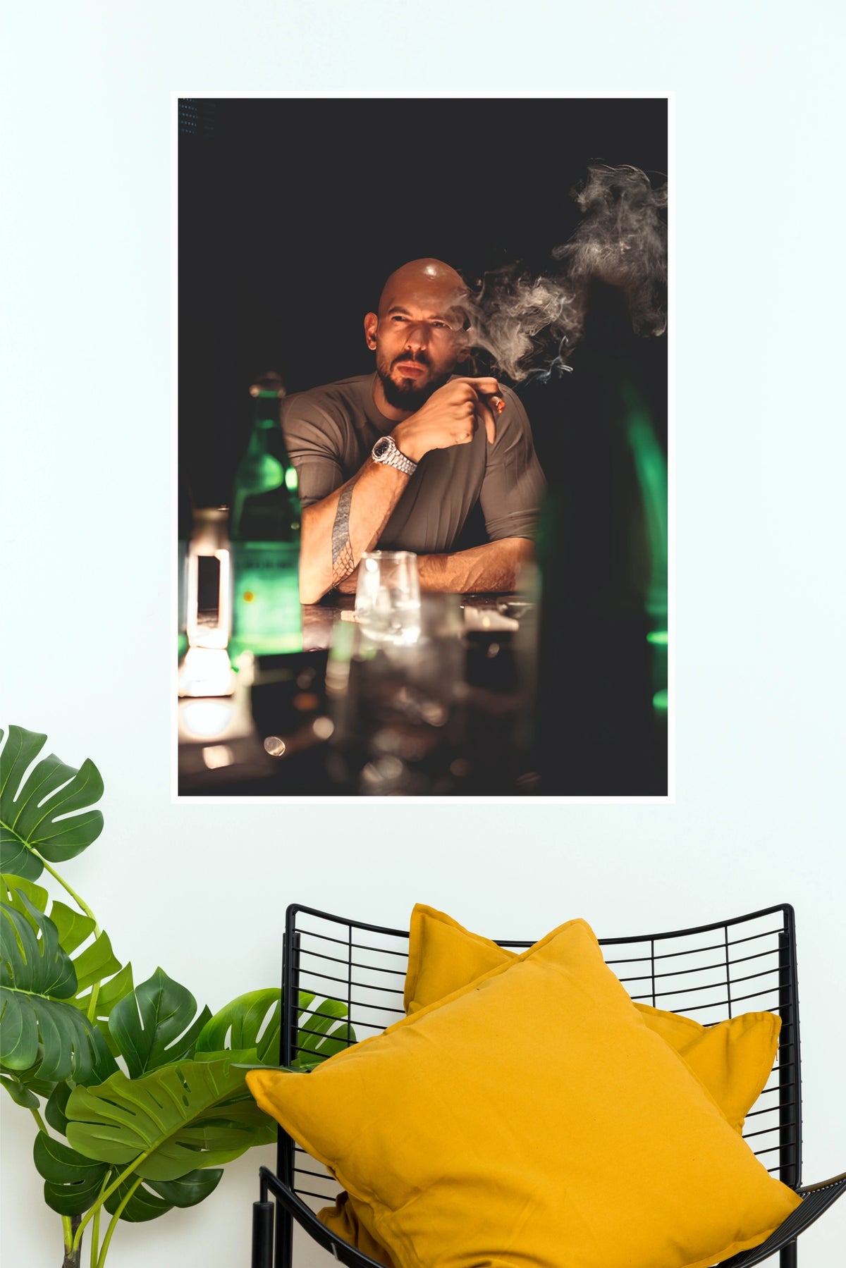 Andrew Tate Luxury Lifestyle Art Poster   (Powerful Men Posters)
