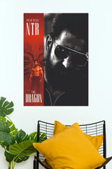 Man of Masses NTR The Dragon Art Poster     (Powerful Men Posters)