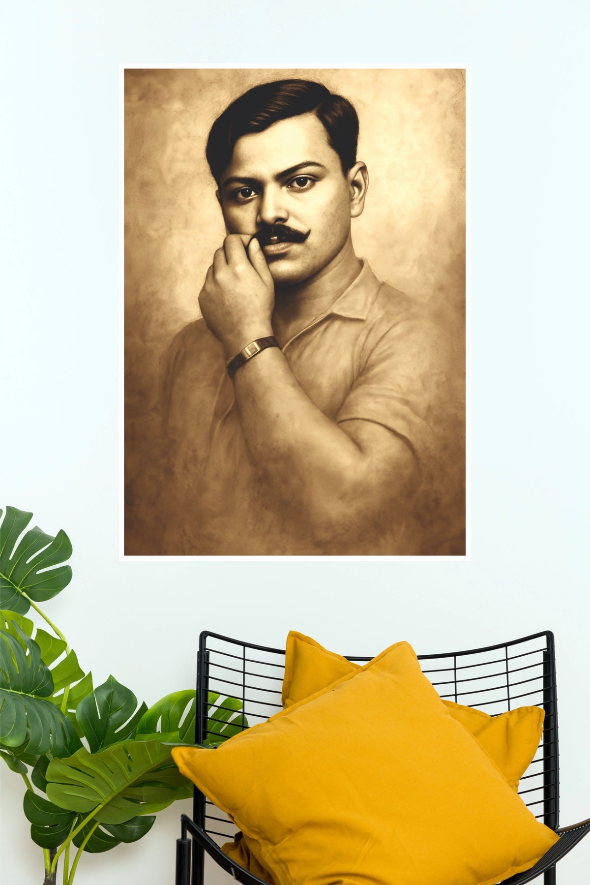 Chandrashekhar Azad The Legend Art Poster    (Powerful Men Posters)