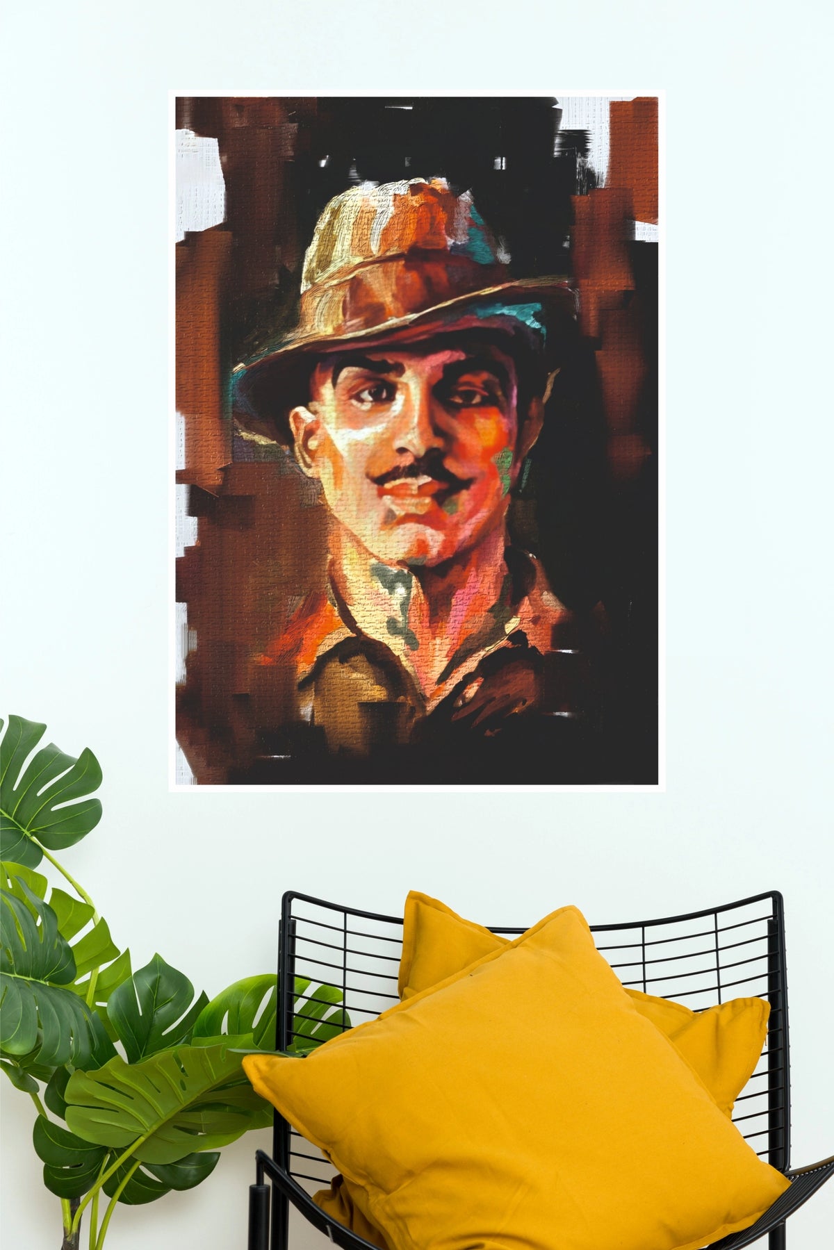 Bhagat Singh The Young Revolutionary Art Poster   (Powerful Men Posters)