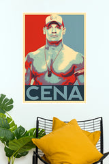 "John Cena Retro Pop Art" WWE Superstar Wall Poster  (WWE  Posters)