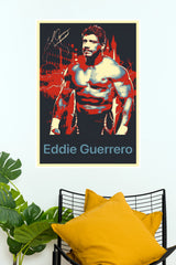 "Eddie Guerrero Latino Heat" Retro Pop Art Pro Wrestling Wall Poster (WWE  Posters)