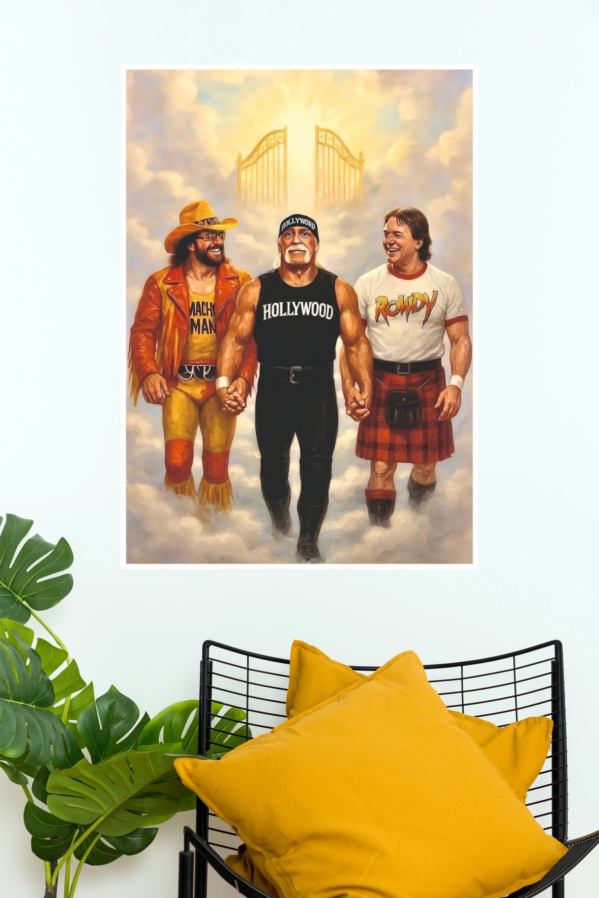 "Legends in Heaven" Professional Wrestling Wall Poster  (WWE  Posters)