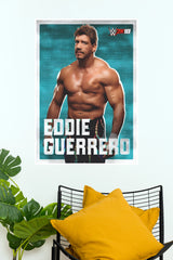 "Eddie Guerrero WWE 2K Blue" Pro Wrestling Wall Poster  (WWE  Posters)