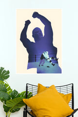 The Undertaker Rest in Peace Silhouette Wrestling Paper Poster Wall Art  (WWE  Posters)