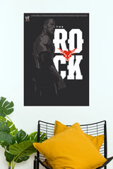 Dwayne The Rock Johnson Brahma Bull Logo Wrestling Paper Poster Wall Art (WWE  Posters)