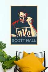 Scott Hall nWo Pop Art Wrestling Paper Poster Wall Art (WWE  Posters)