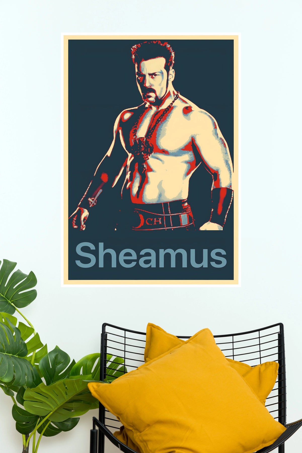 Sheamus Celtic Warrior Pop Art Wrestling Paper Poster Wall Art   (WWE  Posters)