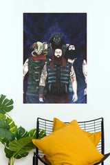 The Wyatt Family Illustrated Cult Wrestling Paper Poster Wall Art  (WWE  Posters)