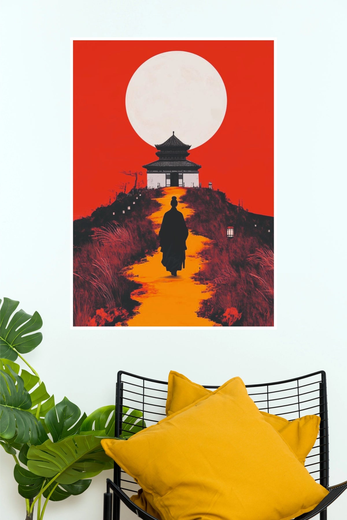 Disciple of the Void Minimalist Edition Poster | Japanese Shrine Wall Art   (Samurai Warrior Posters)