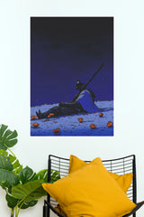 Echoes of the Blade Minimalist Edition Poster | Samurai Wall Art  (Samurai Warrior Posters)