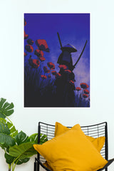 Ghost of the East Cinematic Edition Poster | Samurai Wall Art  (Samurai Warrior Posters)