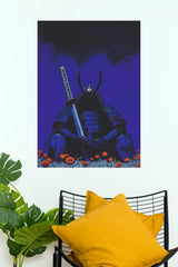 Kurotsuki Minimalist Edition Poster | Samurai Wall Art    (Samurai Warrior Posters)