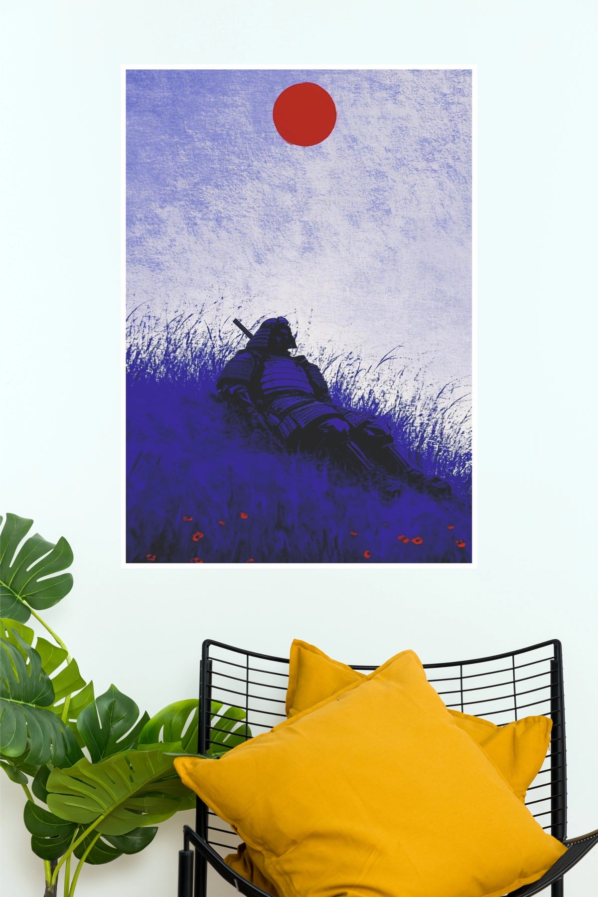 Last of the Daimyo Minimalist Edition Poster | Samurai Wall Art   (Samurai Warrior Posters)