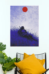 Last of the Daimyo Minimalist Edition Poster | Samurai Wall Art   (Samurai Warrior Posters)