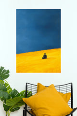 The Last Ronin Samurai Warrior Golden Field Wall Art Paper Poster  (Samurai Warrior Posters)
